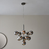 Oscar 11 Pendant Light Black Chrome