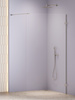Kabina prysznicowa OXIA NICKEL BRUSHED walk-in 50x200 szkło czyste 8mm Active Shield 2.0