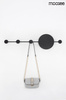 MOOSEE lampa ścienna SHADOW HANG z wieszakiem czarna