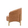Tindon Armchair Vintage Brown Leather 710x750x790m