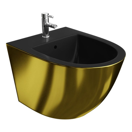 Bidet wiszący Sofi Gold/Black