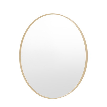 Holworth Large Round Mirror Gold 800x35x800