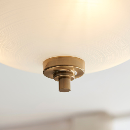 Welles 3 Ceiling Light Brushed Aged Brass