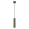 Lampa wisząca KARBON 1 zielony oliwkowy