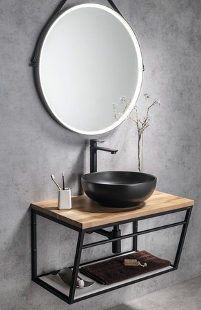 SKA konsola pod umywalkę z połką 900x400x460mm, biały mat