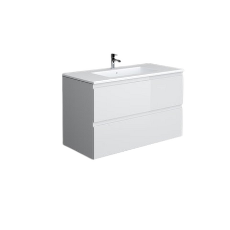 Zestaw JOY Umywalka i Szafka 100cm biała