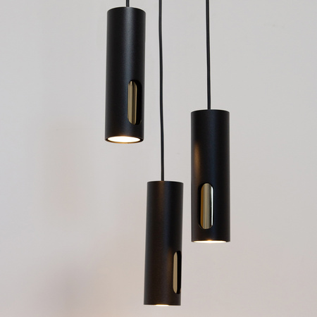 FLOW 3 zwis koło czarny/złoty