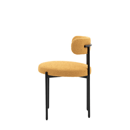 Aveley Dining Chair Ochre (2pk) 525x510x750mm