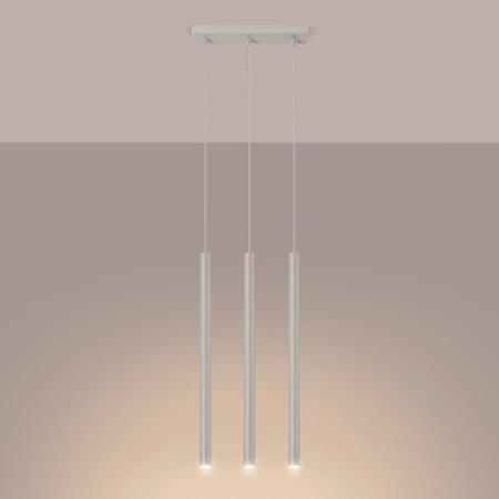 Lampa wisząca PASTELO 3 beżowa