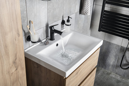 LOTTA bateria umywalkowa, czarny mat