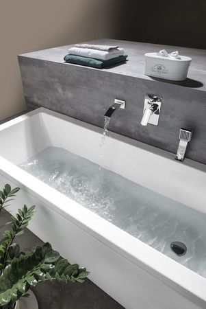 NOEMI wanna prostokątna 170x70x39cm, biały