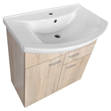 ZOJA szafka umywalkowa 71,5x74x34cm, dąb platin