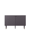 Szafka Holbrook z 2 drzwiami, szara, 1200 x 400 x 790 mm