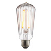 Żarówka LED – przezroczysta, 4W LED E27 ciepła biel, 2200 K, 6 × 6 × 16 cm