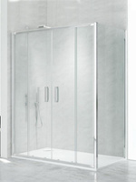 KABINA NEW CORRINA PROSTOKĄTNA U 160x90x195 CZYSTE 6mm ACTIVE SHIELD