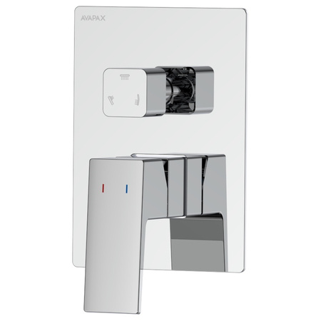 Zestaw prysznicowy podtynkowy trzyfunkcyjny