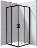Kabina prysznicowa z brodzikiem kwadratowa - 80x80 cm