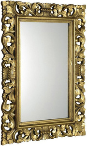 SCULE Lustro w ramie, 80x120cm, złoty