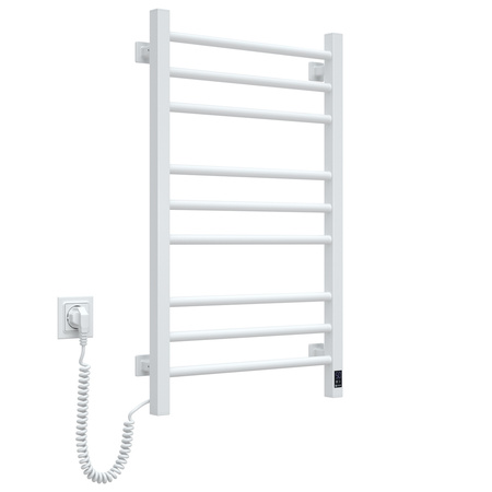 Grzejnik łazienkowy Classic Quadro 500х800 Sensor lewy, timer, biały