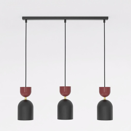 GAUDI 3 BLACK BURGUNDY