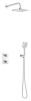HS1 podtynkowy zestaw prysznicowy termostatyczny chrom