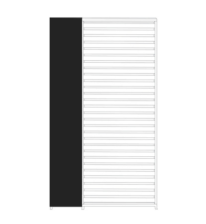 Panel boczny do pergoli BIZZOTTO OCEAN – antracytowy