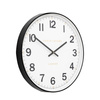 Whitby Wall Clock Black 50cm
