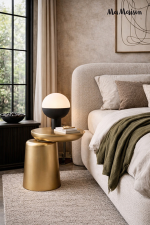 MaMaison stolik ELIAS 41 złoty / drewno