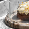 Novi Cake Dome Beige Marble 318x318x180mm