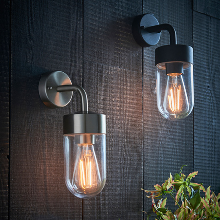 North Wall Light Matt Black