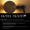 HOTEL MOOD kinkiet A czarny/brąz