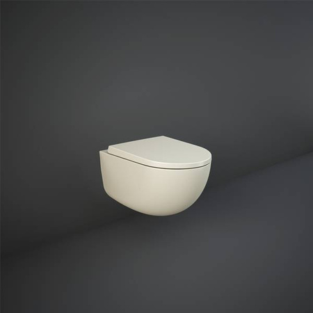 Zestaw DES Miska z Deską WC podwiesz. Rimless 52cm beżowy Mat