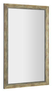 DEGAS lustro w drewnianej ramie 71,6x121,6cm, czarny/antyczne złoto