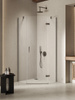 Kabina NESTA GUNMETAL BRUSHED 1D pięciokątna P 90x90x200 czyste 6mm Active Shield 2.0