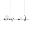 Lampa wisząca ORION LONG-120 czarna 120 cm