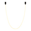 Lampa wisząca SNAKE LED wąż ledowy czarna 400 cm