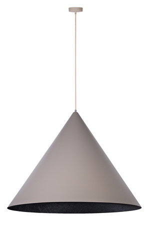 VESUVIO taupe/czarny L 1xE27