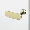 Drzwi wnękowe NEW SOLEO LIGHT GOLD 1D U 110x195 szkło czyste 6mm Active Shield 2.0