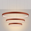 Żyrandol RIO 3 55/78/110 ochra czerwona LED 3000K