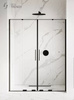 DRZWI WNĘKOWE SMART BLACK   150x200 CZYSTE 8mm ACTIVE SHIELD