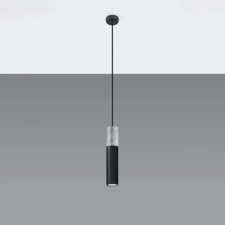 Lampa wisząca BORGIO 1 czarny