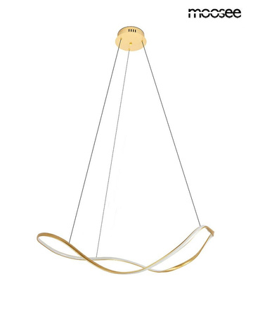 MOOSEE lampa wisząca WAVES 80 złota