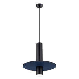 Lampa wisząca PELTA 1 czarna/granatowa