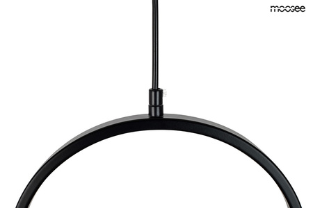 MOOSEE lampa wisząca SPINNER 19 czarna