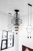 MOOSEE lampa wisząca FLUSSO 43 czarna