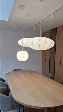 Lampa wisząca SILK biała 50 cm