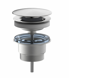 Paffoni Rubinetterie Inox Tech korek umywalkowy uniwersalny 1 1/4″ inox ZSCA078AC
