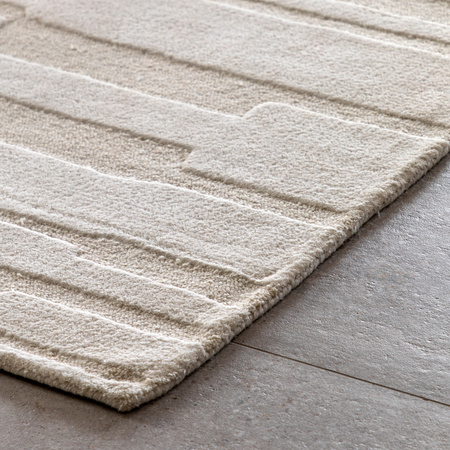 Albany Tufted Tonal Rug Taupe 2000x2900mm