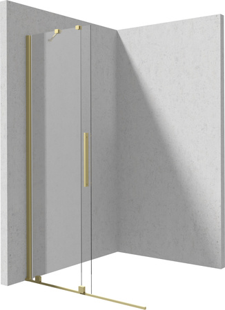 Ścianka prysznicowa walk-in 140 cm - przesuwna