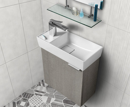 LATUS IV szafka umywalkowa 44x50x22cm, dąb Alabama